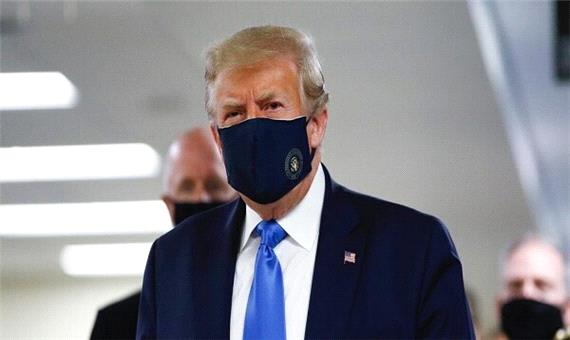 ترامپ بالاخره با ماسک کنار آمد