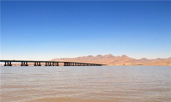 حجم آب دریاچه ارومیه 8 برابر شد