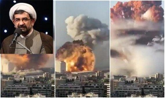 پیام تسلیت رئیس سازمان فرهنگی هنری به‌ مناسبت فاجعه تلخ انفجار بیروت