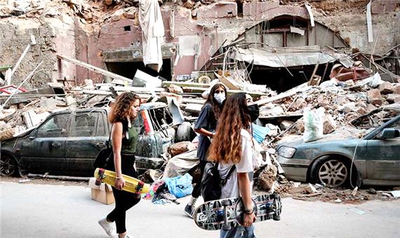 تصاویر تازه از حجم ویرانی های انفجار بیروت