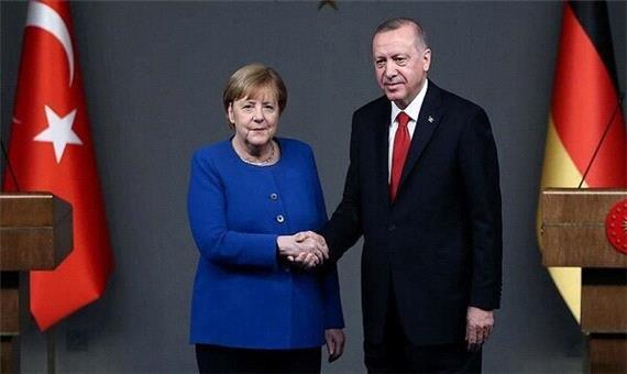 اردوغان و مرکل گفتگو کردند