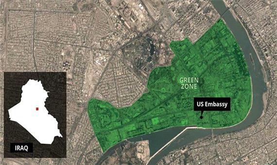 به صدا در آمدن آژیر خطر در سفارت آمریکا در بغداد