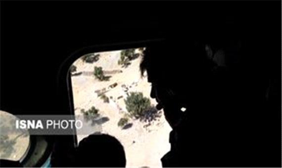 زیارت قبر شهید با هلی‌کوپتر پس از 16 سال + عکس