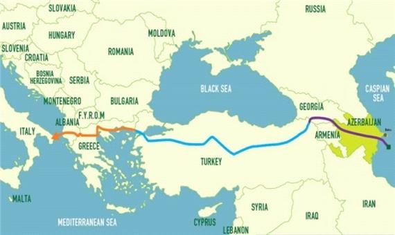 صادرات گاز طبیعی جمهوری آذربایجان به اروپا آغاز شد