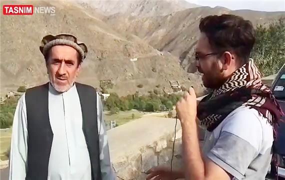 گفت وگوبا یکی از نیروهای حامی احمد مسعود در پنجشیر
