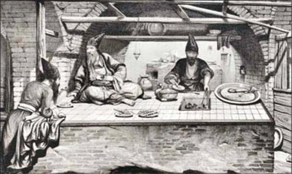 نخستین پیک غذا در تاریخ ایران