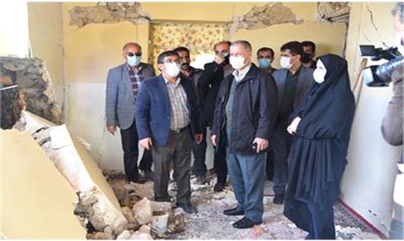 بازدید نماینده ویژه وزیر کار از مناطق زلزله زده شهر سی سخت