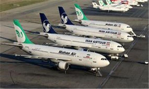 ممنوعیت پرواز از مبدأ 32 کشور به ایران