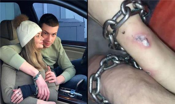 اقدام عجیب دختر و پسر اوکراینی برای نشان دادن عشقشان!