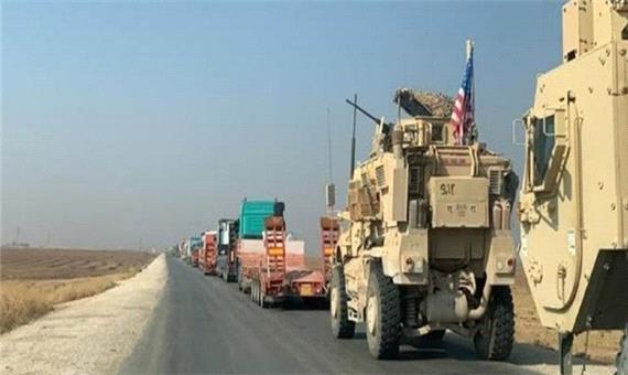 کاروان بزرگ نظامی آمریکا از عراق راهی سوریه شد