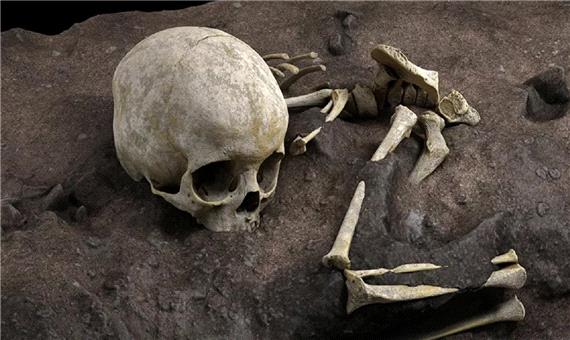کشف بقایای اسکلت 78000 ساله یک کودک در آفریقا!