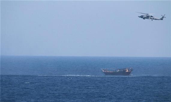توقیف یک محموله سلاح در یک کشتی توسط آمریکا در دریای عرب / ادعای پنتاگون: این محموله از ایران منشا گرفته و مقصد آن حوثی ها بوده