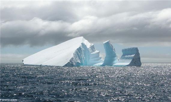 ویدئویی از جداشدن بزرگترین کوه یخ جهان از قطب جنوب