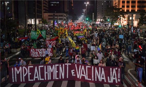 تظاهرات معترضان خشمگین برزیلی علیه رئیس جمهور این کشور