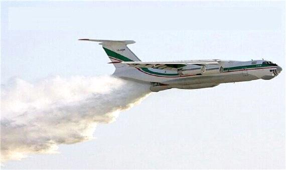 کمک رسانی هواپیمای ایلیوشین ایران برای اطفای حریق آتش سوزی در ترکیه