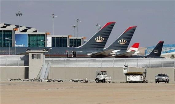 فرود اضطراری هواپیمای مسافربری در اردن