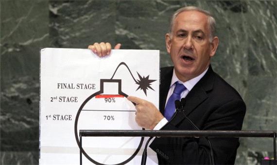 منازعه «نتانیاهو» و «بنت» بر سر نقاشی‌های «بمب ایران»