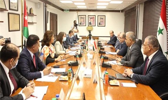 نشست گسترده وزرای سوریه با اردن برای تقویت همکاری و حل اختلافات