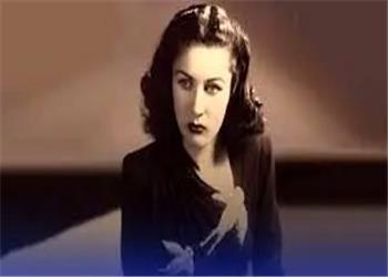 «فوزیه فواد» در 28 سالگی و در مصر؛ سال 1328