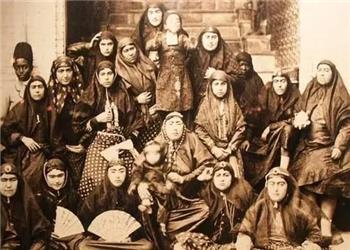 سفر در زمان؛ «زنهای ناصرالدین شاه» در کنار یکدیگر در یک مراسم جشن