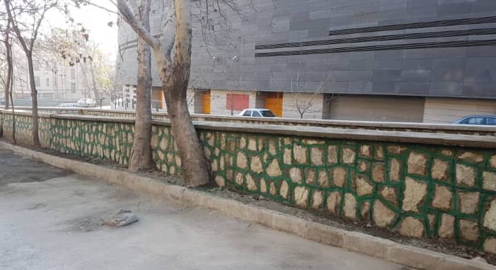 ایمن سازی دیوار سنگی کانال خشایار