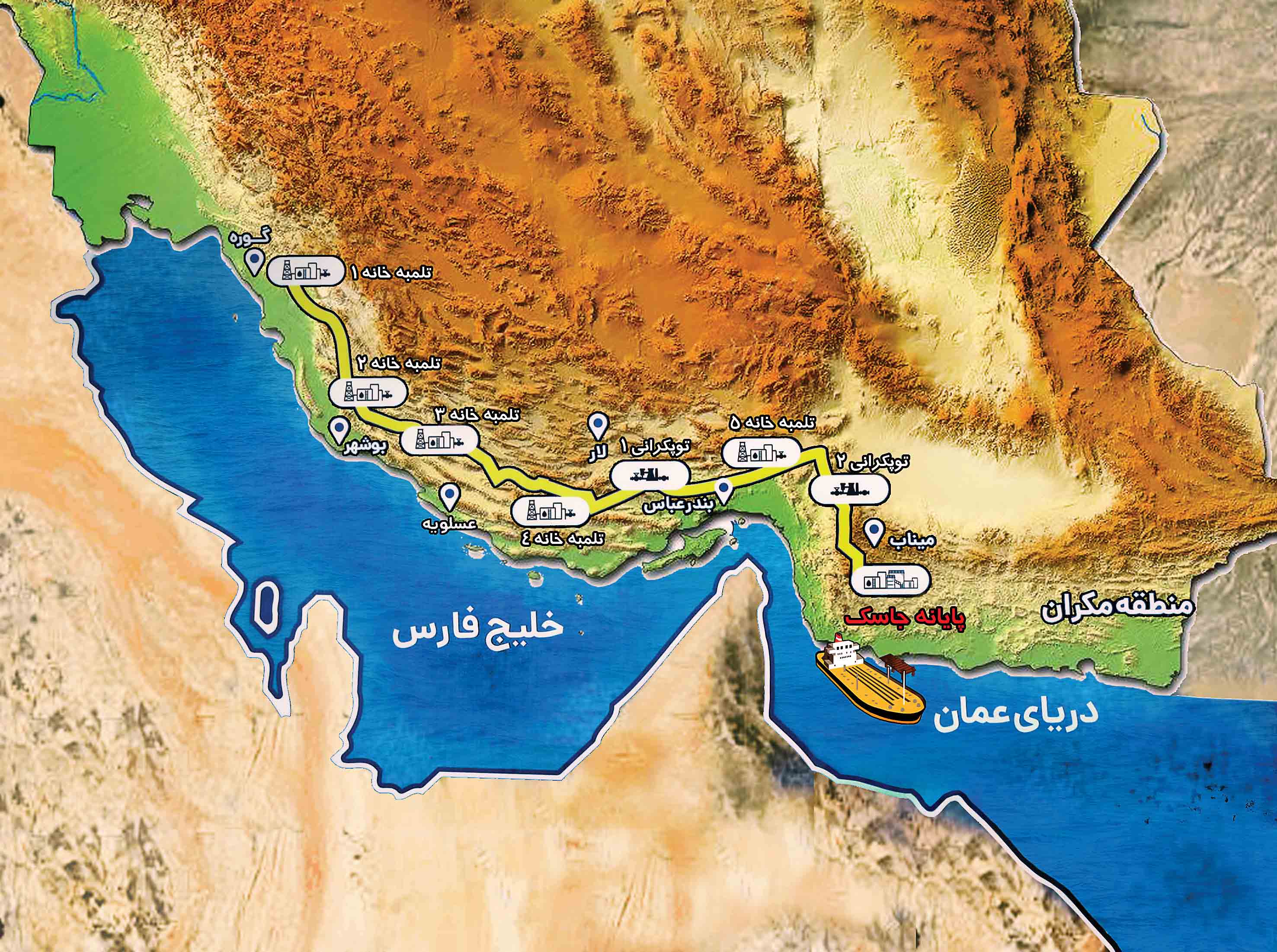 اتفاق تاریخی؛ صادرات نفت خام برای نخستین‌بار از سواحل مکران