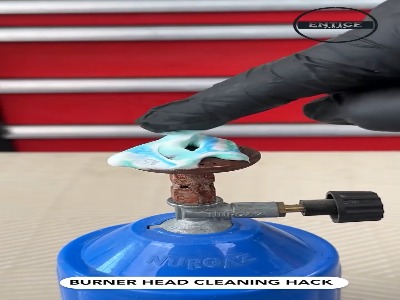 ترفند تمیزکردن سر مشعل پیکنیک