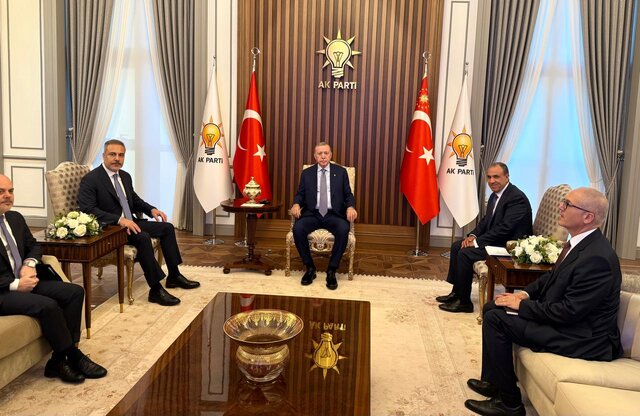 دیدار وزیر خارجه مصر با اردوغان