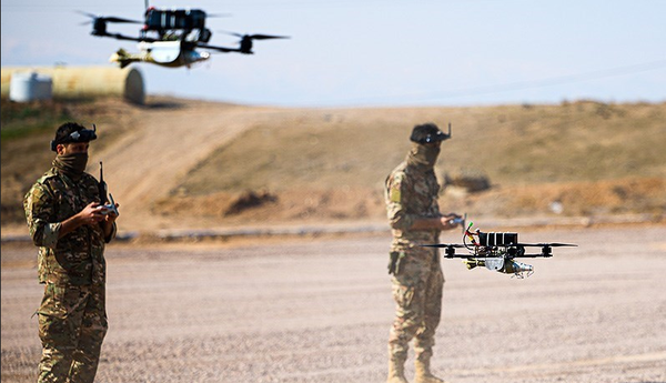 پرواز ریزپرنده‌های سپاه در رزمایش ضد تروریستی سهند ۲۰۲۵