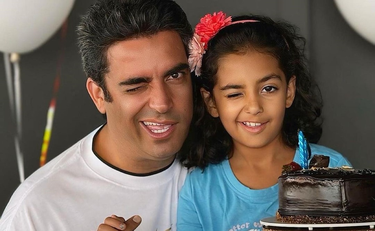 سورپرایز منوچهر هادی برای تولد دخترش سوفیا