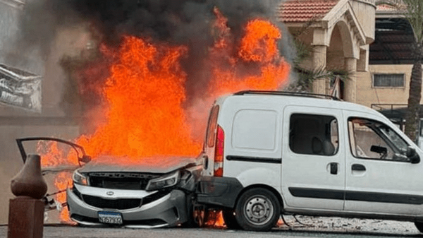 حمله پهپادی به یک خودرو در لبنان