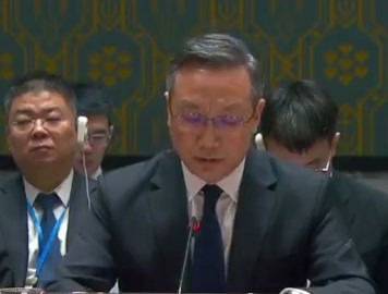 مخالفت نماینده چین در سازمان ملل نسبت به اجرای مکانیسم ماشه توسط ۳ کشور اروپایی