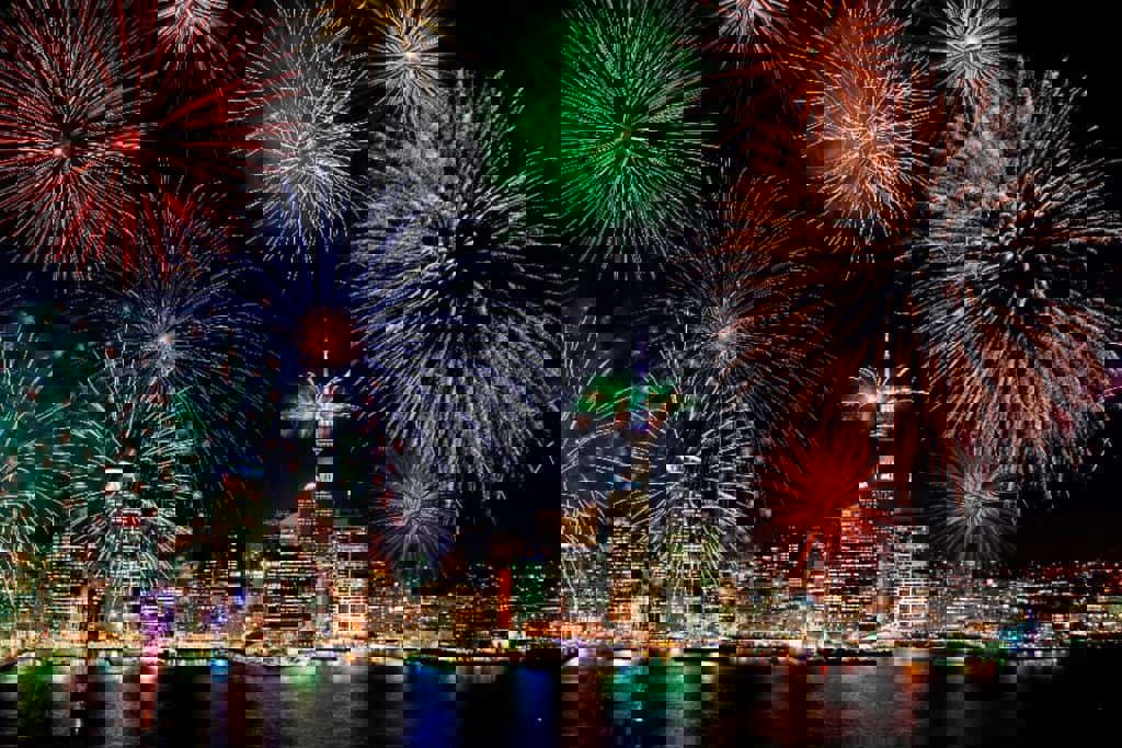 جشن‌های آغاز سال نو میلادی در استرالیا و نیوزیلند