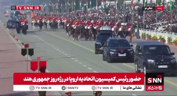 حضور رئیس کمیسیون اتحادیه اروپا در رژه روز جمهوری هند