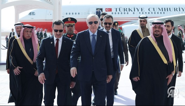 اردوغان وارد ریاض شد