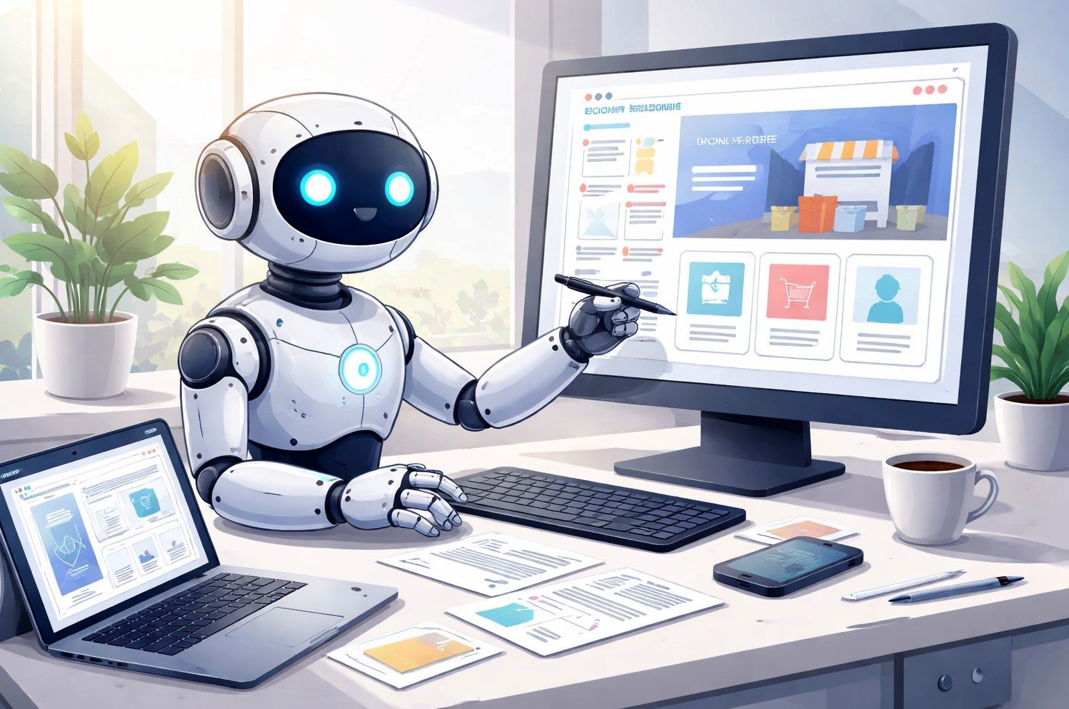 هوش مصنوعی طراحی سایت فارسی رایگان