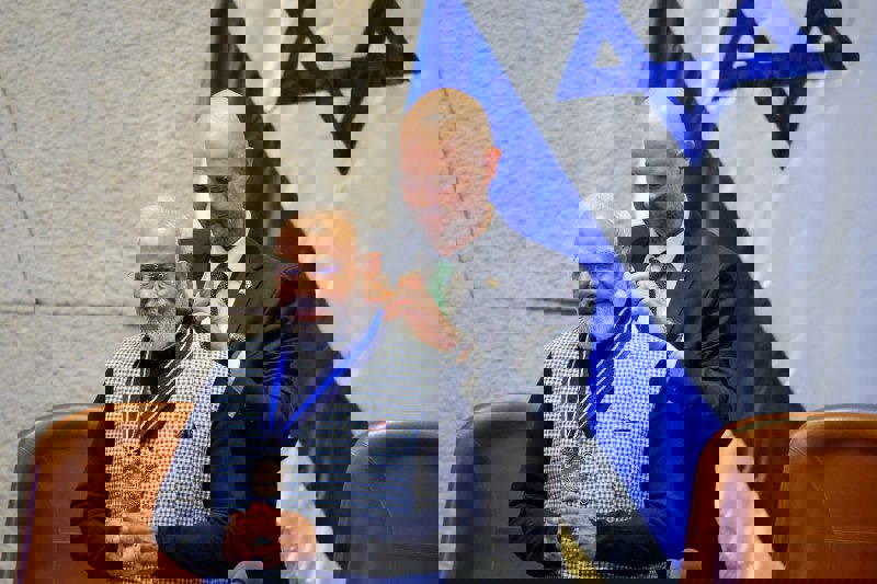 خوشحالی نخست وزیر هند از مدال صهیونیست‌ها