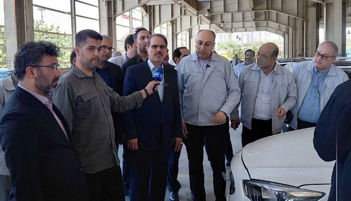 بازدید رئیس سازمان بازرسی از سایپا