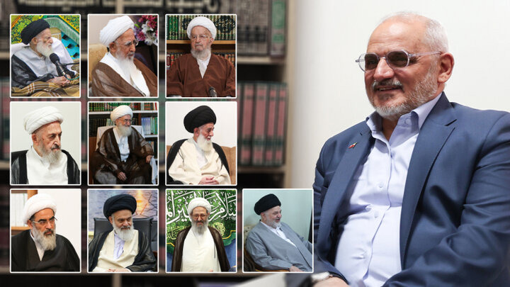 گزارشی از سفر رییس‌دفتر پزشکیان به قم و دیدار با مراجع تقلید