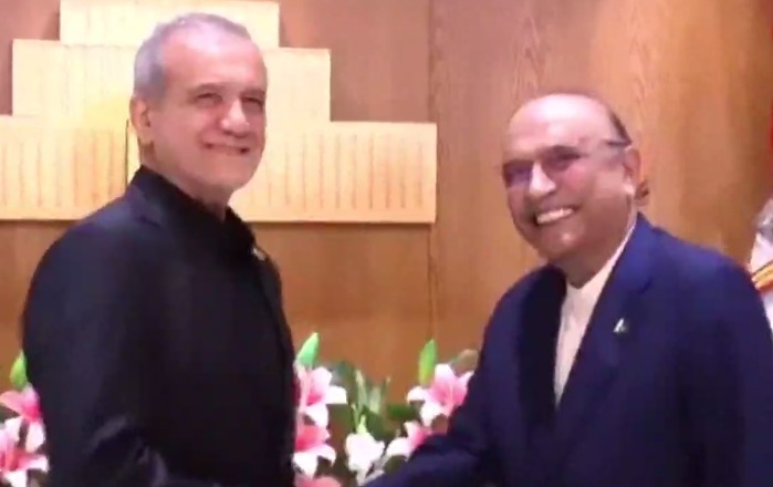 دیدار پزشکیان با رئیس‌جمهور پاکستان