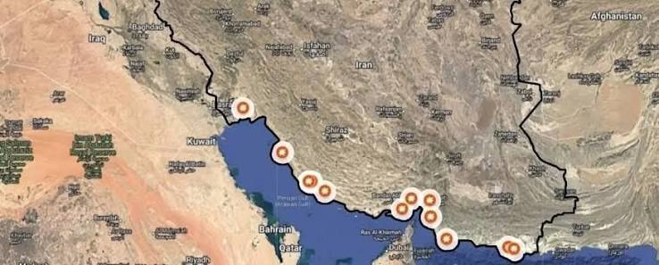 جزئیات و تعداد حملات به شهرهای بوشهر، کنگان، دیر و عسلویه