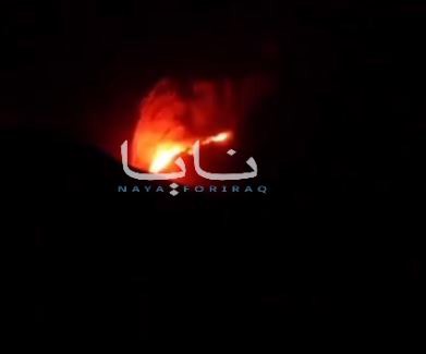وقوع آتش‌سوزی در پی حمله به مقر احزاب تجزیه طلب در اربیل عراق