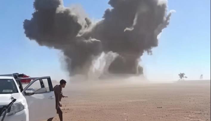 حملۀ اشتباهی جنگندۀ سعودی به مواضع خودی در یمن