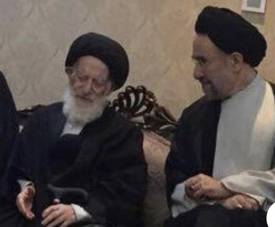 خاتمی جویای احوال آیت‌الله شبیری زنجانی شد