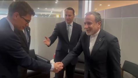 دیدار عراقچی و وزیر امورخارجهٔ لهستان در نشست مجمع عمومی سازمان ملل متحد
