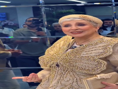 شوآف مرجانه گلچین با لباسی که از جنس گونی است!