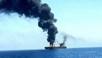 وقوع یک حادثه دریایی در تنگه هرمز