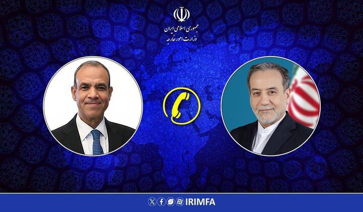 گفت‌وگوی تلفنی وزیران خارجه ایران و مصر
